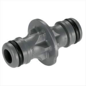 GARDENA Hose Coupling, 2 Way Male (3/4" to 1/2")