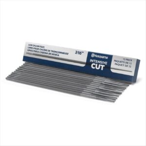 Husqvarna Round File Intensive Cut 4.8mm (Qty 12)