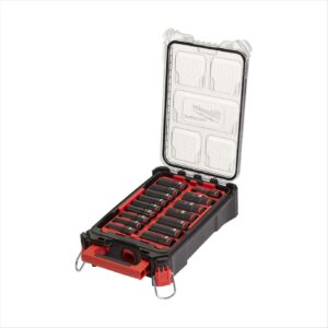 Milwaukee ½" PACKOUT Impact Socket Set, 16pc